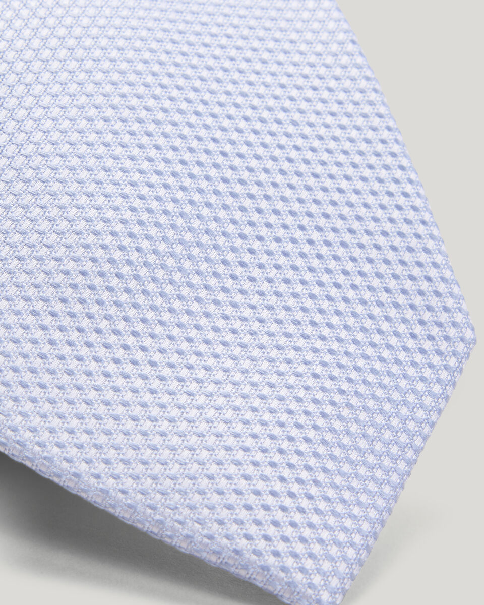 Silk Textured Two-tone Tie, Blue, hi-res